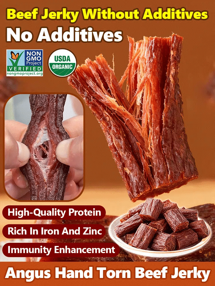 Add high-protein pure beef jerky-Ying