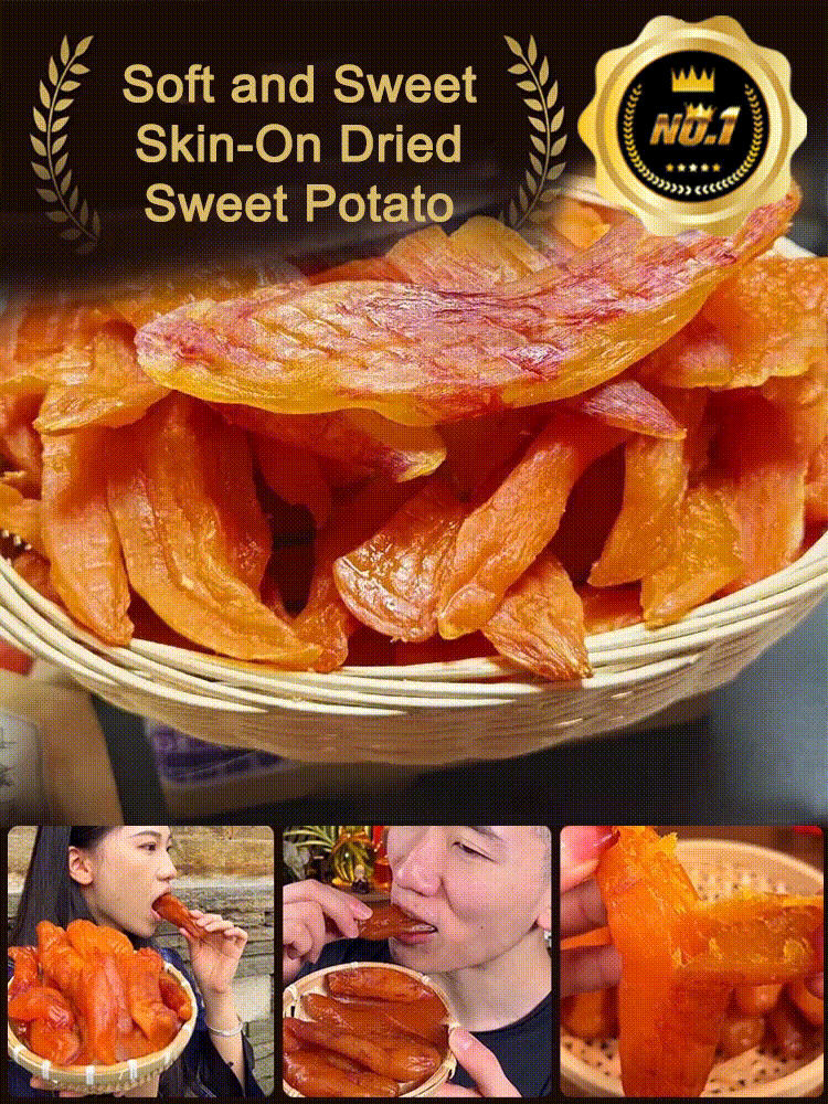 Soft and Sweet Skin-On Dried Sweet Potato-Ying