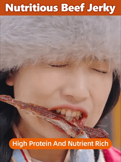 Add high-protein pure beef jerky-Ying