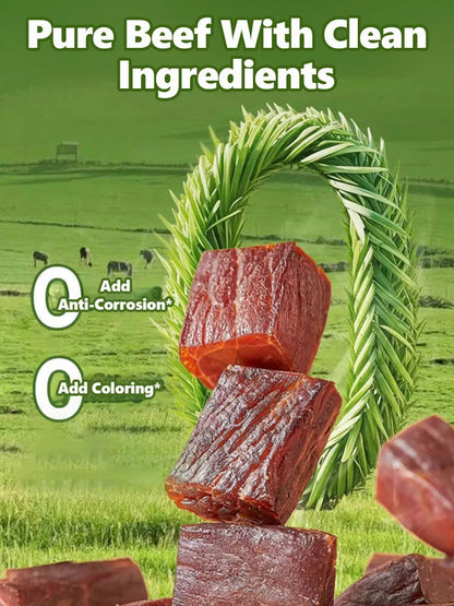 Add high-protein pure beef jerky-Ying
