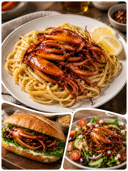 🦑BBQ Roasted Whole Squid Snack – Ready to Eat, Individually Wrapped-Ying