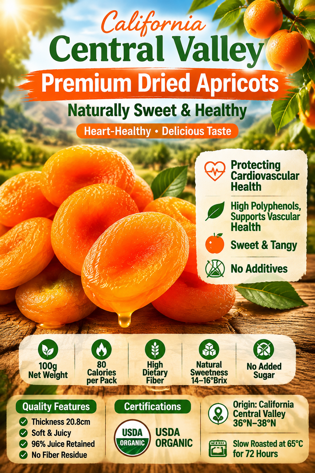 California Specialty Dried Apricots-Ying