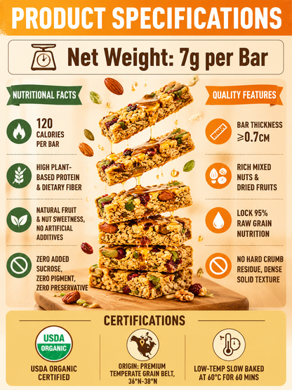 🥚Oat Protein Granola Bars Low Calorie Snack-Ying