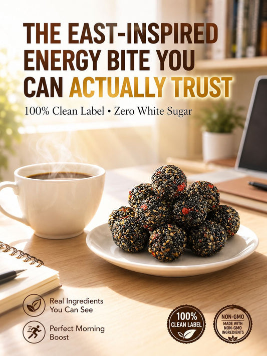 Black Sesame Walnut Date Bites-Ying