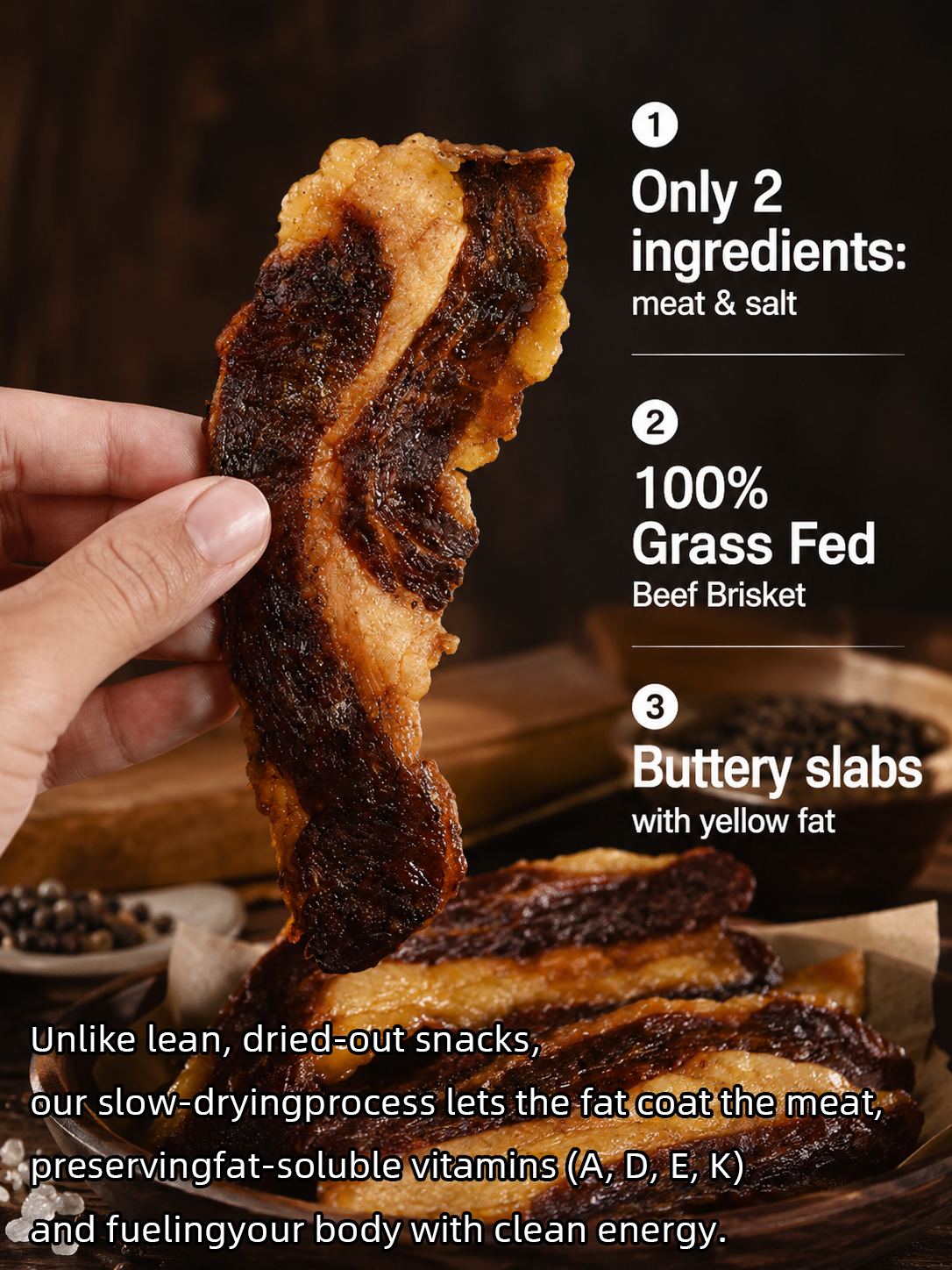 🐮Beef brisket chunks - 100% grass-fed and grass-finished-Ying
