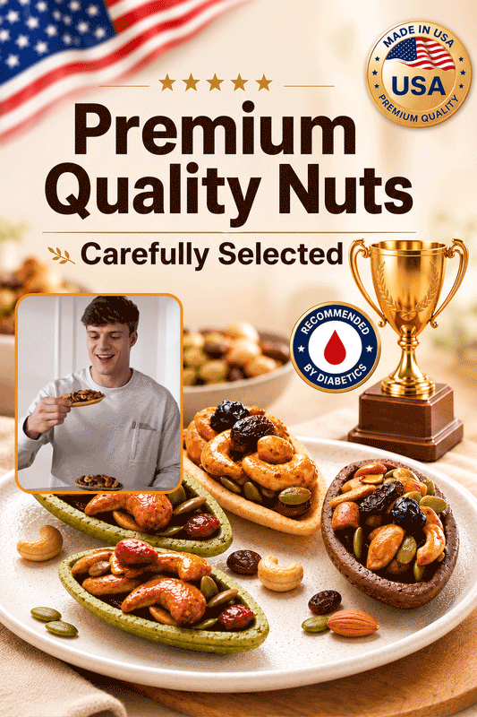 🍪Premium Crispy Almond Cashew Cookies – Roasted Nut Snack with Cocoa, Matcha & Original Flavors-Ying
