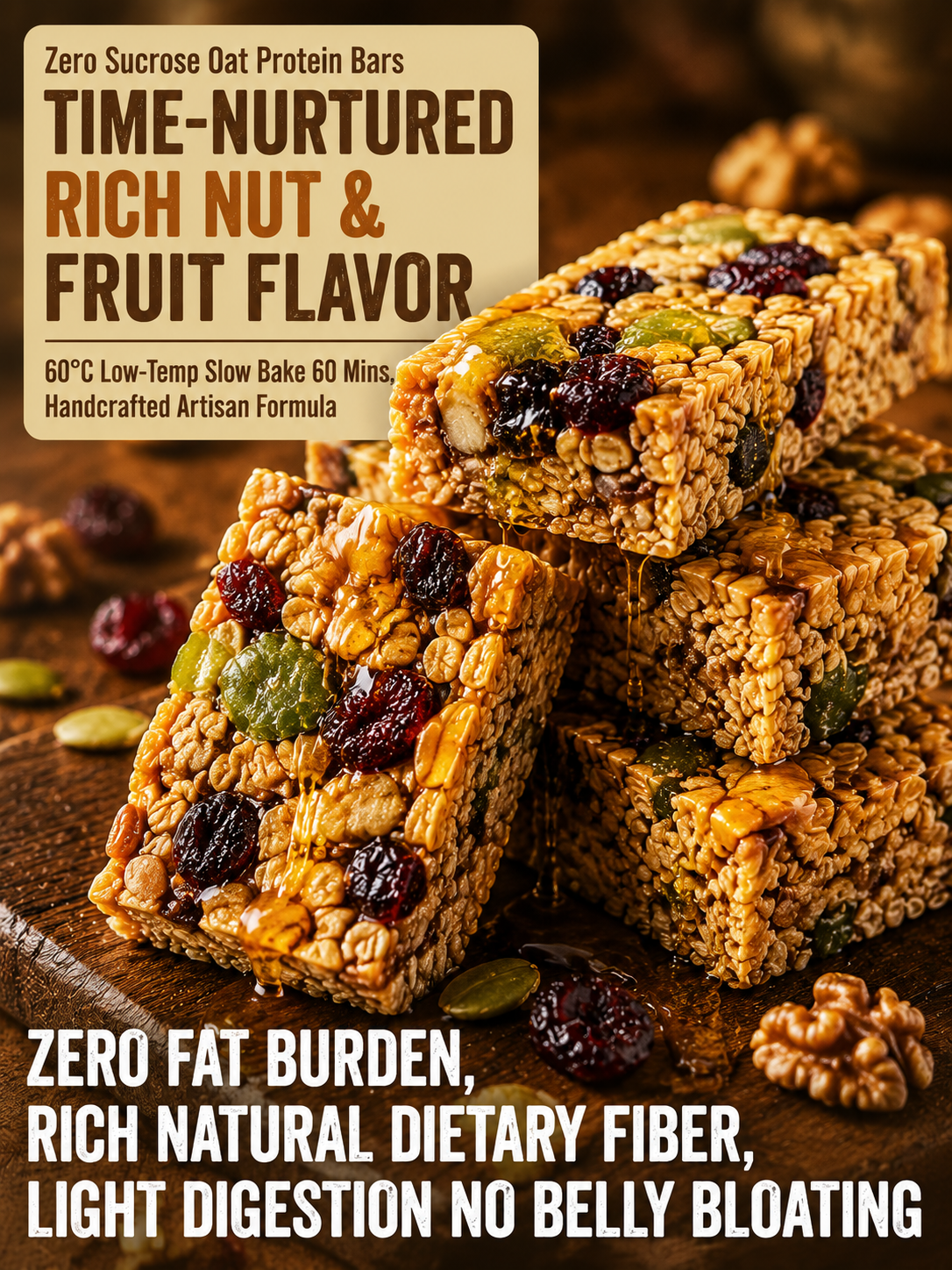 🥚Oat Protein Granola Bars Low Calorie Snack-Ying