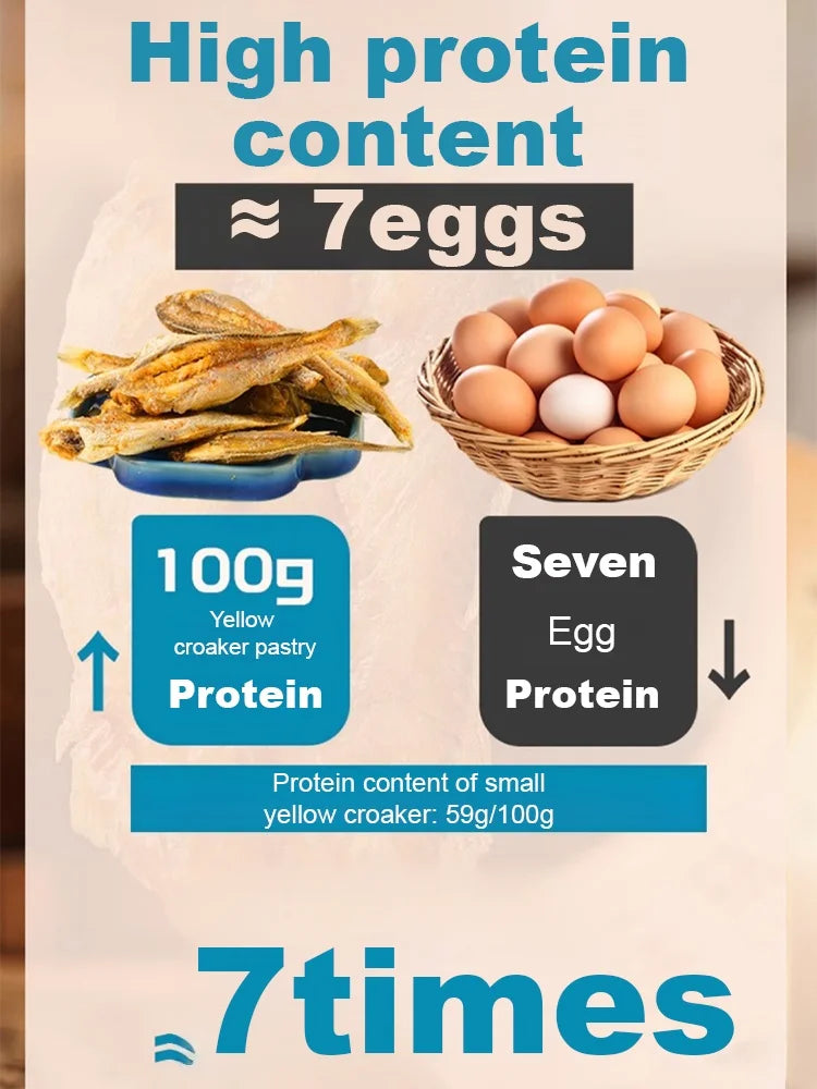 High-protein ready-to-eat deep-sea fish crisps-Ying