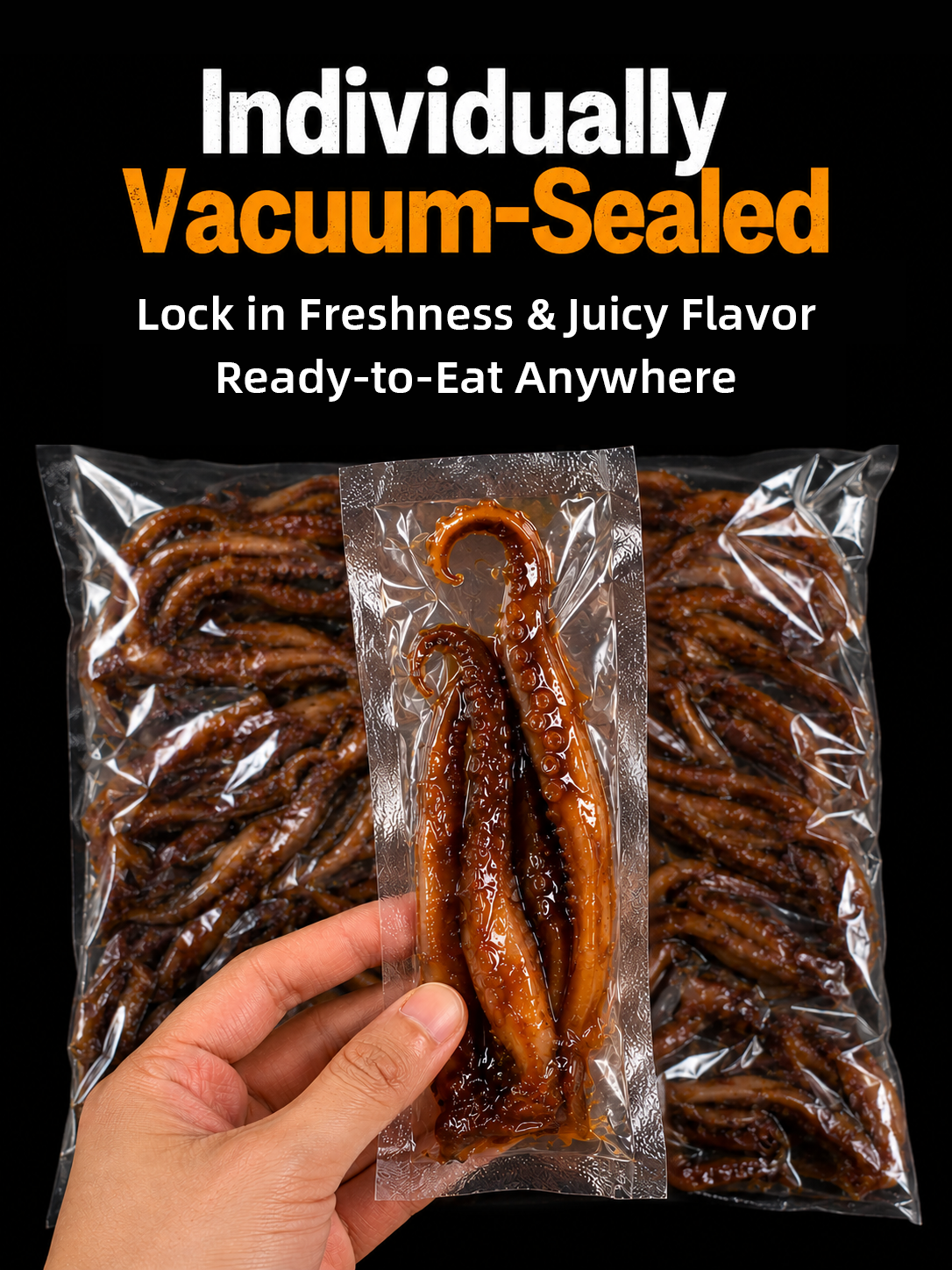 🦑BBQ Roasted Whole Squid Snack – Ready to Eat, Individually Wrapped-Ying