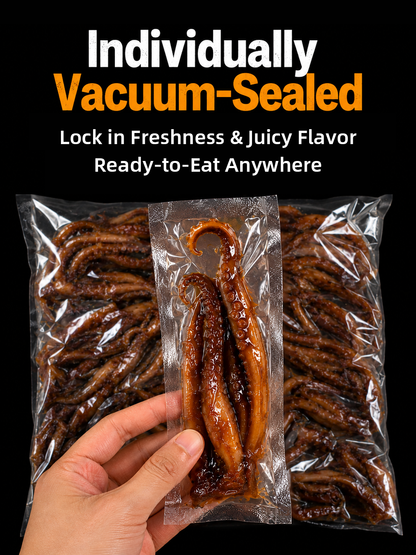 🦑BBQ Roasted Whole Squid Snack – Ready to Eat, Individually Wrapped-Ying