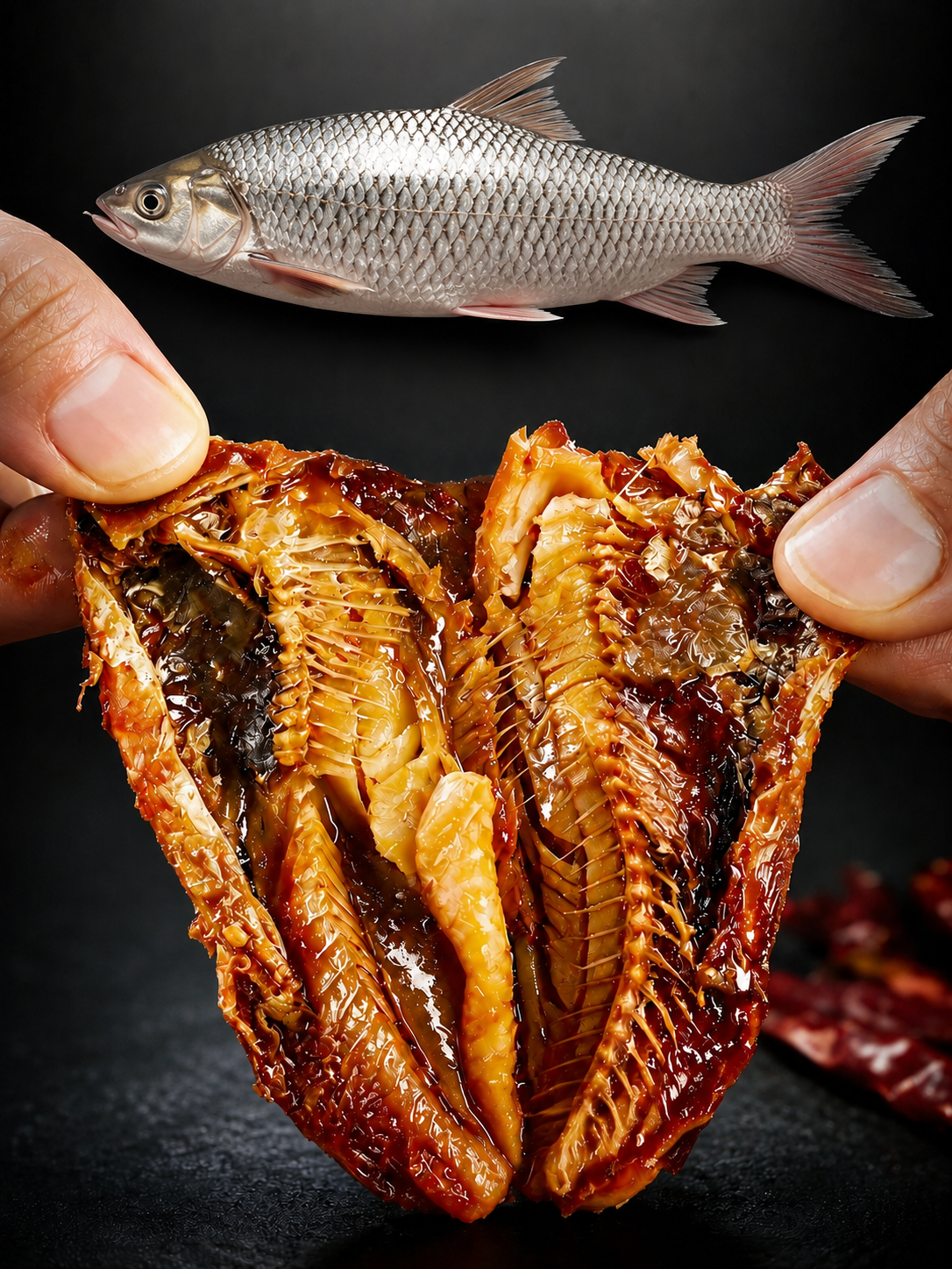 🐟️Gourmet Spicy Whole Fish | Vacuum-Sealed | High Protein Seafood Snack-Ying