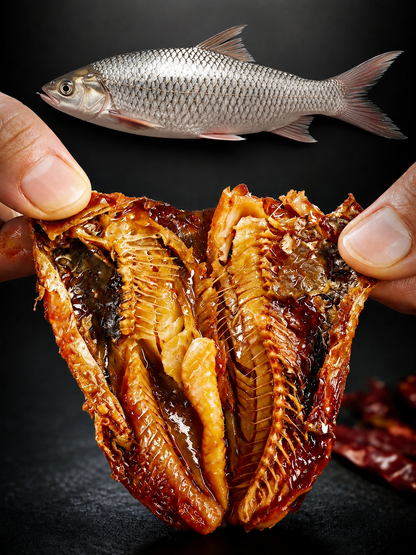 🐟️Gourmet Spicy Whole Fish | Vacuum-Sealed | High Protein Seafood Snack-Ying