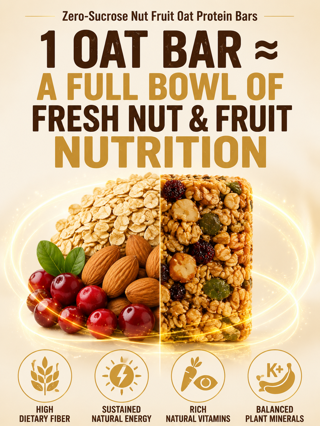 🥚Oat Protein Granola Bars Low Calorie Snack-Ying