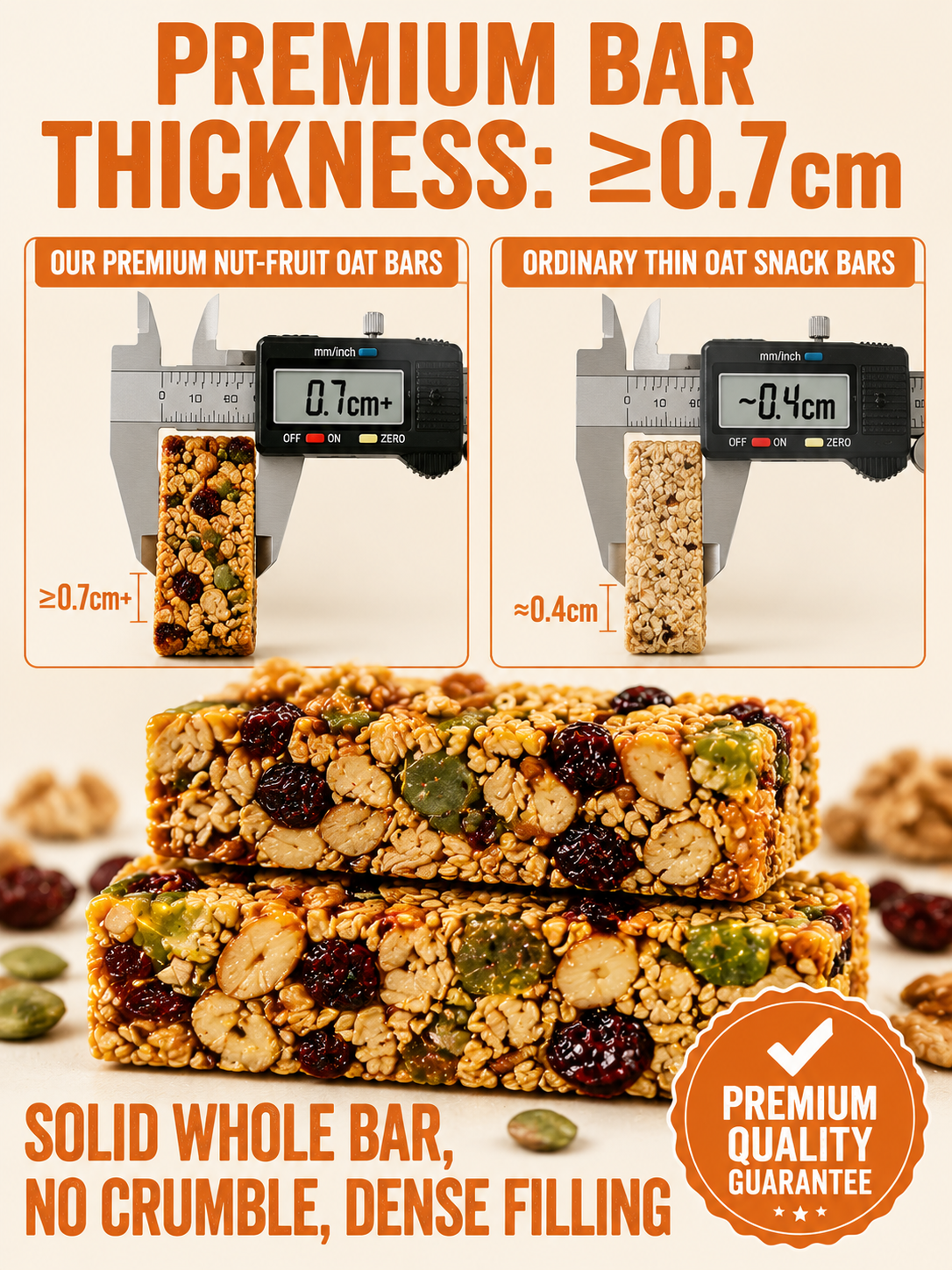 🥚Oat Protein Granola Bars Low Calorie Snack-Ying
