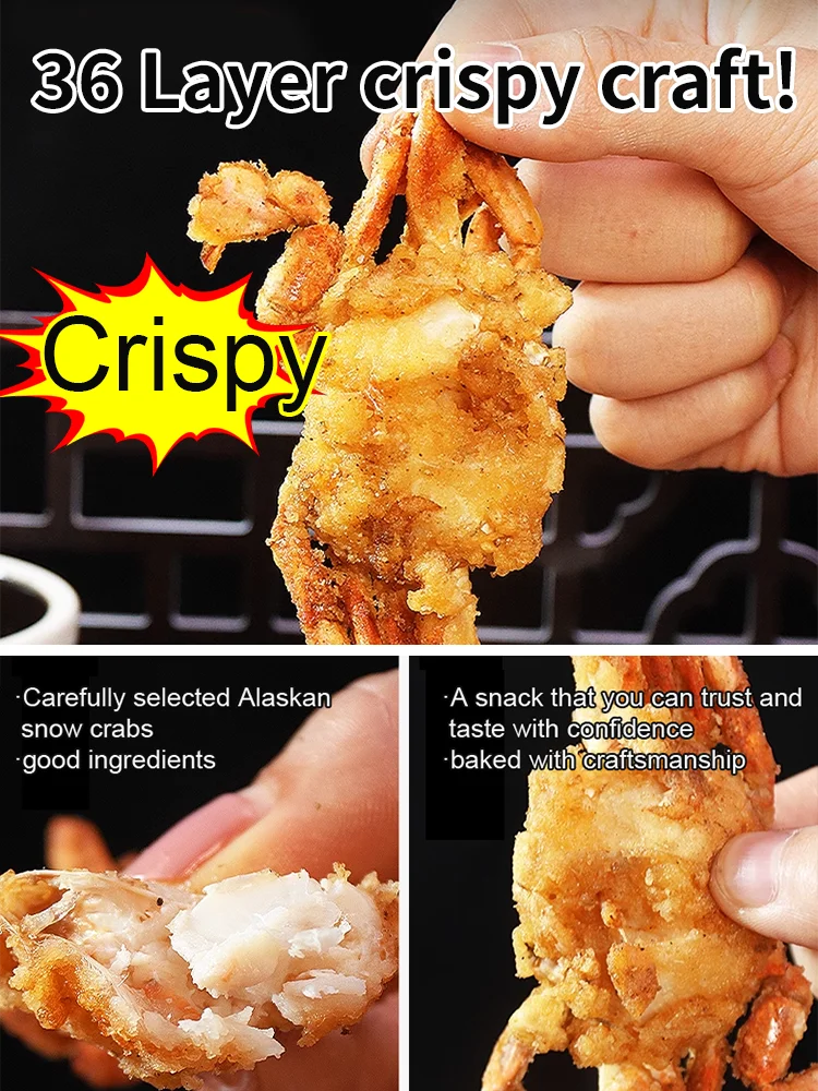 Alaskan Snow Crab Ready-to-EatCrispy Crab-Ying
