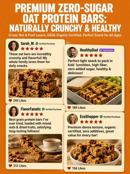 🥚Oat Protein Granola Bars Low Calorie Snack-Ying