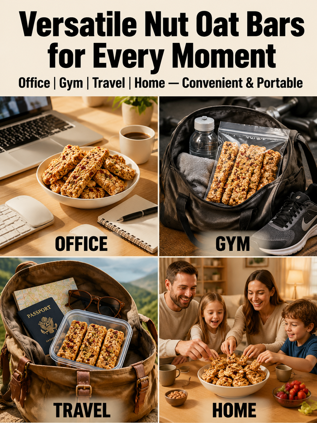 🥚Oat Protein Granola Bars Low Calorie Snack-Ying