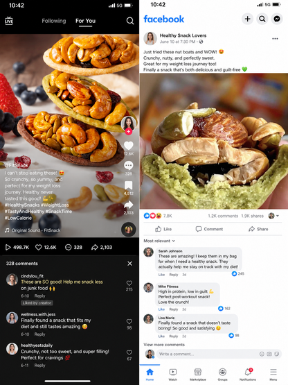 🍪Premium Crispy Almond Cashew Cookies – Roasted Nut Snack with Cocoa, Matcha & Original Flavors-Ying