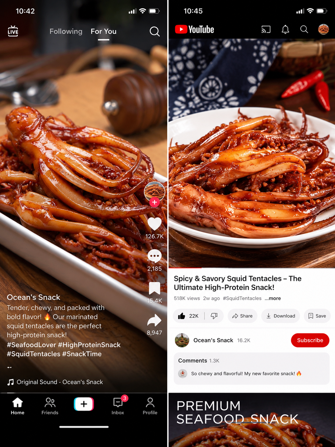 🦑BBQ Roasted Whole Squid Snack – Ready to Eat, Individually Wrapped-Ying