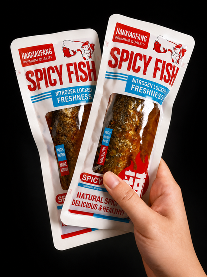 🐟️Gourmet Spicy Whole Fish | Vacuum-Sealed | High Protein Seafood Snack-Ying